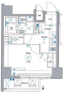 メイクスデザイン王子神谷 303 間取り図