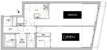 カスタリア西麻布霞町 209 間取り図