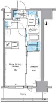 ルフォンプログレ秋葉原マークス 202 間取り図