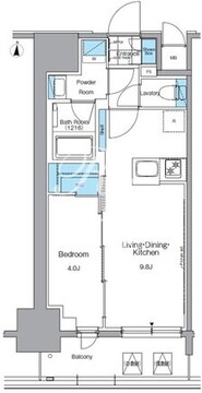 ルフォンプログレ秋葉原マークス 203 間取り図