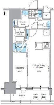 ルフォンプログレ秋葉原マークス 804 間取り図