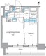 ルフォンプログレ秋葉原マークス 1305 間取り図