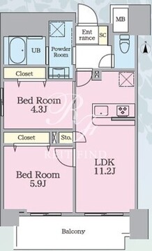 クラン千歳 101 間取り図