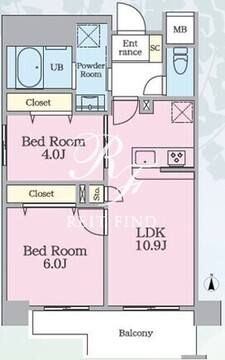 クラン千歳 301 間取り図