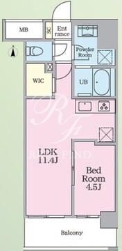 クラン千歳 203 間取り図