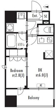 グランパセオ森下2 304 間取り図