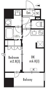 グランパセオ森下2 404 間取り図