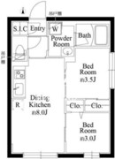 グローリオシェルト千川 301 間取り図 ?>