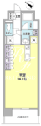 コンフォリア西麻布 602 間取り図
