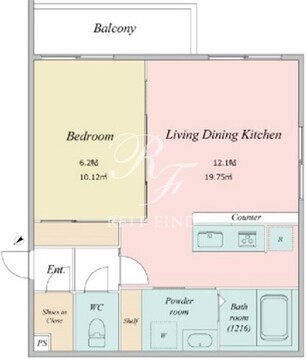 ライブフラット学芸大学 304 間取り図