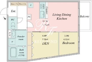 ライブフラット学芸大学 403 間取り図