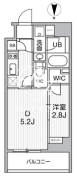 オルタナ東池袋 401 間取り図