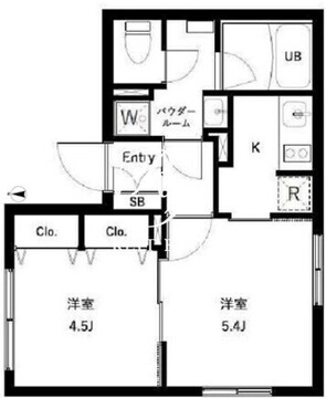 コンポジット大森 303 間取り図