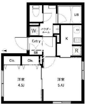 コンポジット大森 203 間取り図