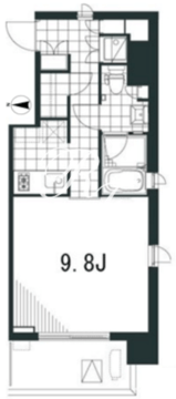 ラティエラ文京音羽 404 間取り図