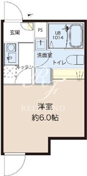 レピュア蓮根レジデンス E-101 間取り図