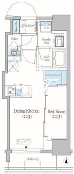 アーバネックス上野元浅草 503 間取り図