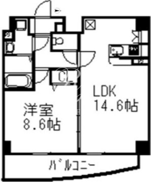 セゾンドミキ 602 間取り図