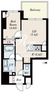 エスレジデンス大森ブレサ 402 間取り図