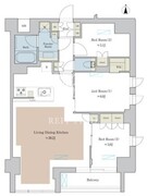 ブリリアイスト池尻大橋 521 間取り図