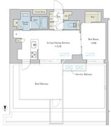 ブリリアイスト池尻大橋 719 間取り図