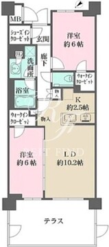 パークグレイス荻窪 103 間取り図