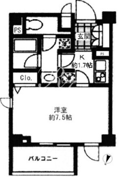 プライムアーバン用賀 211 間取り図