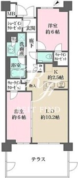 パークグレイス荻窪 102 間取り図