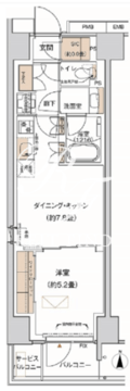 プライムネクサス大森北 322 間取り図