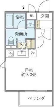 Ｆ－Ｃｉｔｙ住吉 302 間取り図