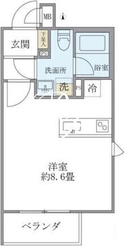 Ｆ－Ｃｉｔｙ住吉 303 間取り図