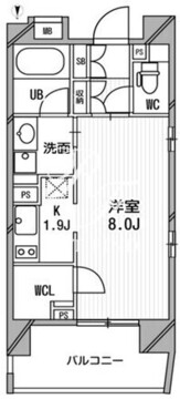 クリオ西池袋 401 間取り図