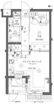 ズーム中野坂上 103 間取り図