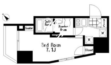 レジディア大森3 501 間取り図