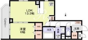 コモド戸越 101 間取り図