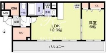 コモド戸越 402 間取り図