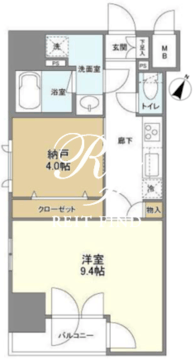 コードテラス東日本橋 601 間取り図