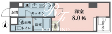 アムス四谷三丁目 403 間取り図