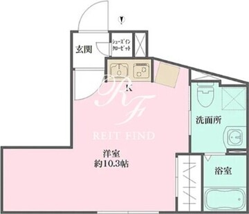 グローリオシェルト杉並方南町 303 間取り図