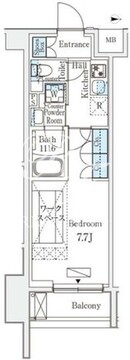 アークマーク新宿西落合 111 間取り図