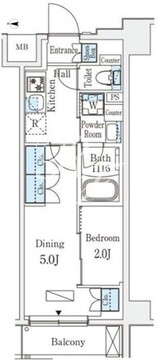 アークマーク新宿西落合 209 間取り図