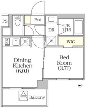 イプセ四谷テラス 503 間取り図