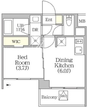 イプセ四谷テラス 304 間取り図