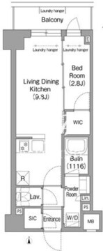 メトロステージPLUS中野弥生町 321 間取り図