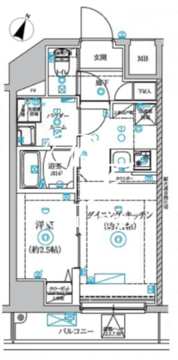 シオン三軒茶屋 802 間取り図