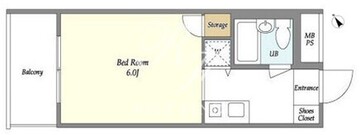 コンフォリア早稲田DEUX 312 間取り図