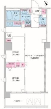 レジディア荻窪3 309 間取り図