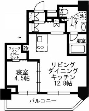 レジディア文京湯島3 1101 間取り図