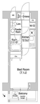 コンフォリア豊洲 427 間取り図