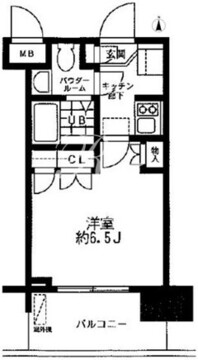 レジディア大森東 506 間取り図